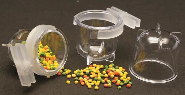 Porta Vitaminas Pequeno Cristal  COLEIRO C�digo: 55