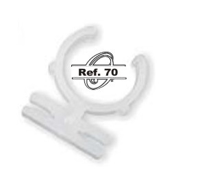 PRESILHA PL�STICA P/ BEBEDOUROS PORTA VITAMINAS COPOS REF : 70 ESPESSURA 24 A 27 MM M�DIO