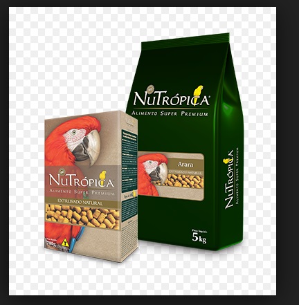 NUTROPICA NATURAL ARARA PAPAGAIO DO CONGO ARARAJUBAS 5 KG