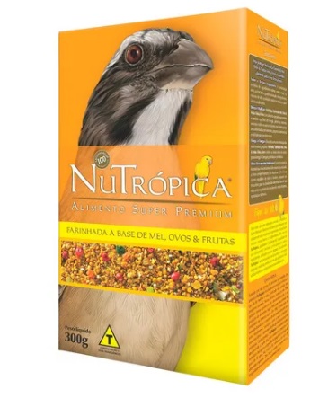 NUTR�PICA� TRINCA FERRO A BASE DE MEL, OVOS E FRUTAS - 5 KG pixarros), sa�ras, sanha�os, corrupi�es e demais aves frug�voras de pequeno porte