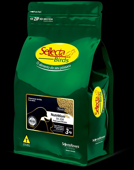 SELLECTA Nutrition Plus SR-250 - Papa Filhotes Flocada 3kg REPRODU��O- FILHOTES