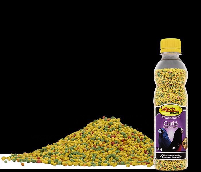 Sellecta Extrusados Premium Curi�, Bicudo e Azul�o 180g-Curi�, bicudo, azul�o e outros p�ssaros adultos de mesmos h�bitos alimentares