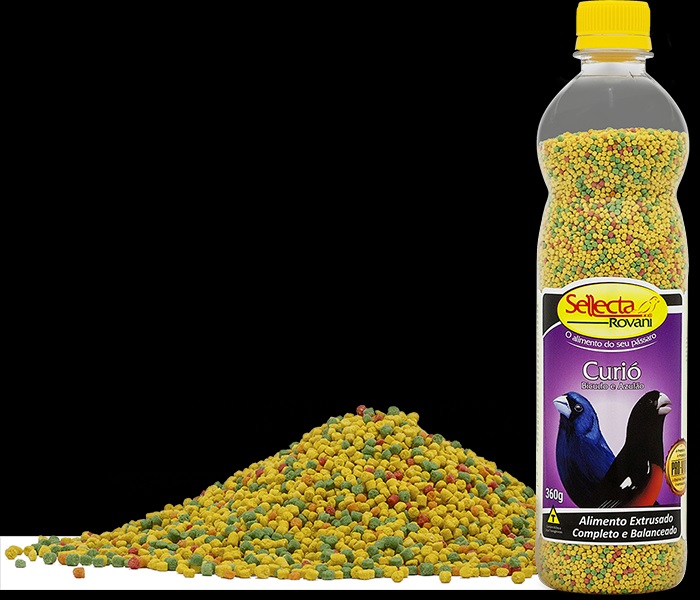 Sellecta Extrusados Premium Curi�, Bicudo e Azul�o 360g -Curi�, bicudo, azul�o e outros p�ssaros adultos de mesmos h�bitos alimentares