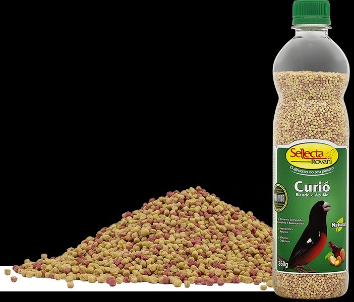 Sellecta Extrusados Premium Natural Curi�, Bicudo e Azul�o Natural 360g -curi�, bicudo, azul�o e outros p�ssaros adultos de mesmos h�bitos alimentares 