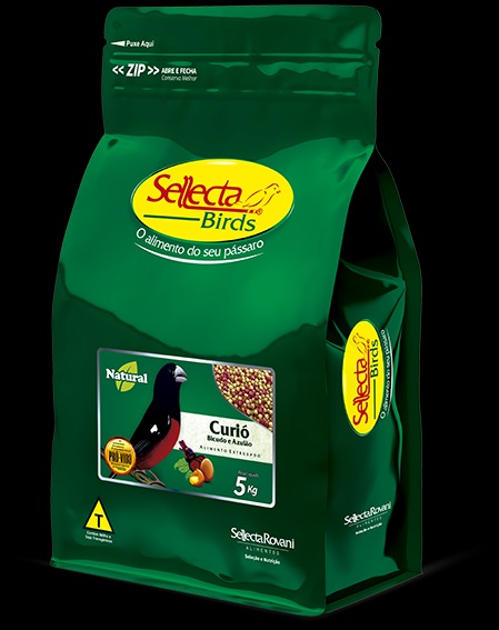 Sellecta Extrusados Premium Natural Curi�, Bicudo e Azul�o Natural 5kg -curi�, bicudo, azul�o e outros p�ssaros adultos de mesmos h�bitos alimentares 