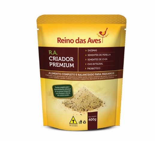 REINO DAS AVES - R.A.  CRIADOR PREMIUM 400gr 