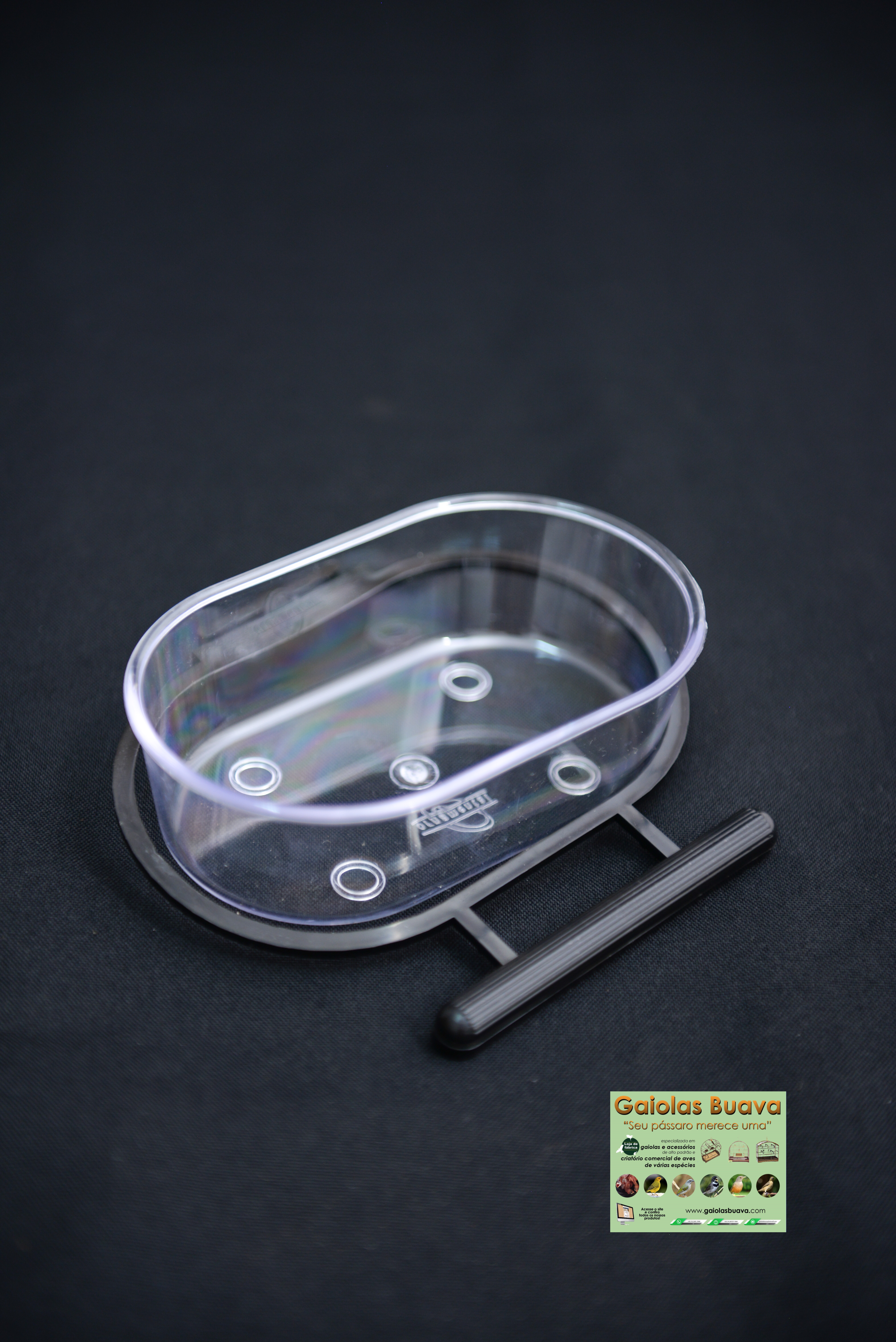 BANHEIRA OVAL CRISTAL COM SUPORTE - M�DIA 230ml