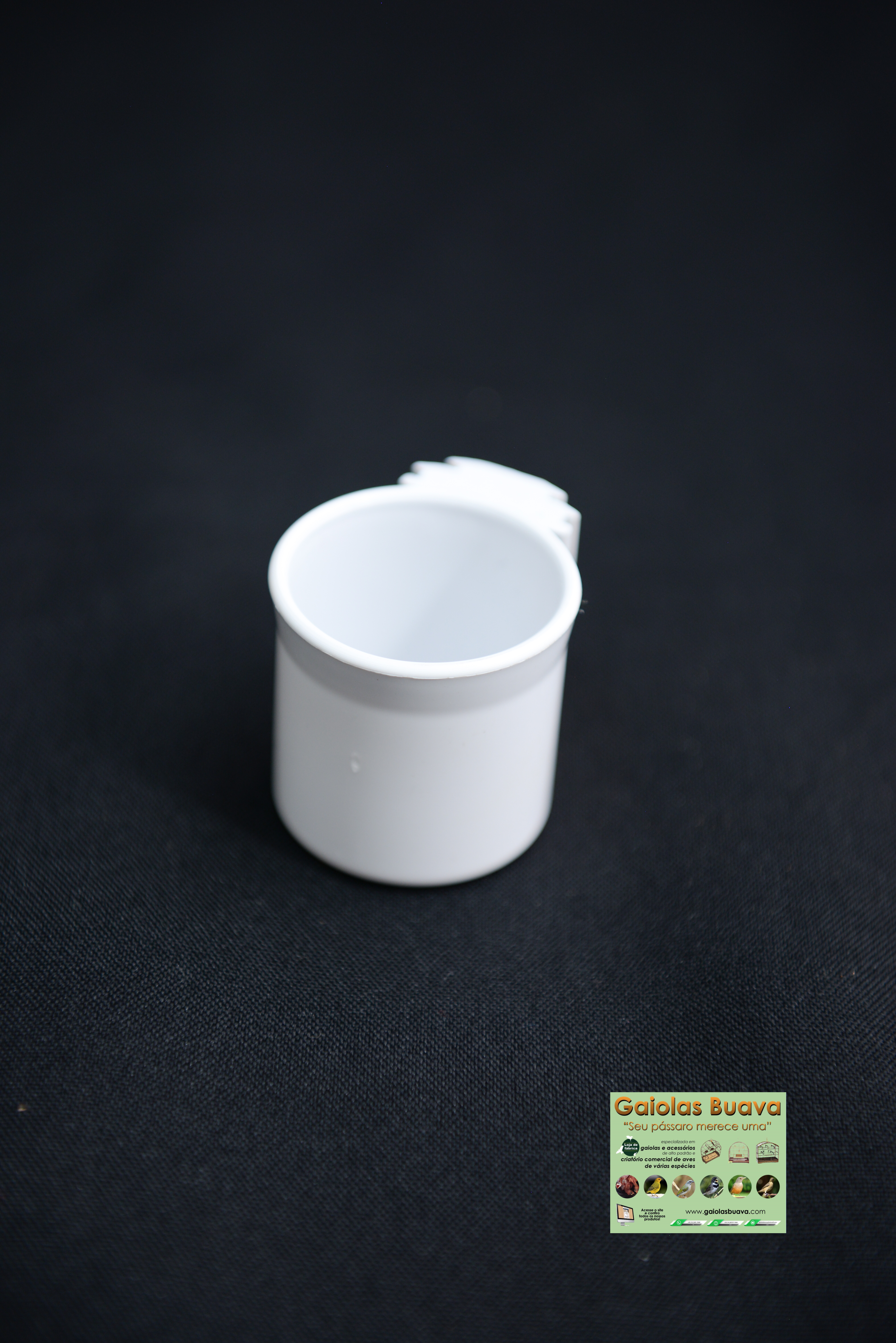 PORTA VITAMINA BRANCO - PEQUENO 35ml - MALHA DUPLA