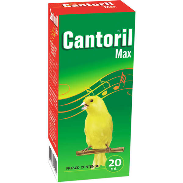 CANTORIL MAX 20 ML - O Suplemento vitam�nico Coveli Cantoril Max para P�ssaros, � indicado para profilaxia e corre��o das hipovitaminoses e car�ncias de oligoelementos. Para uso das aves em geral, inclusive p�ssaros de gaiola.