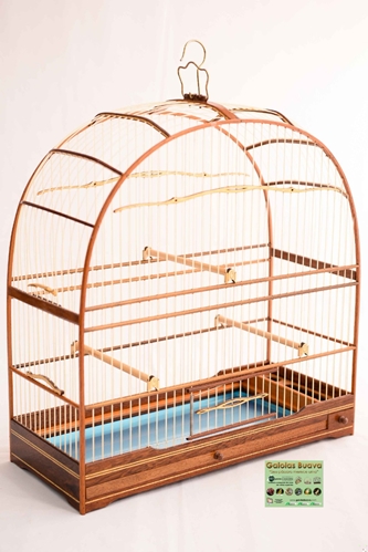 GAIOLA ABAULADA N� 5 DE FIBRA - MALHA FINA - COCHO BAIXO