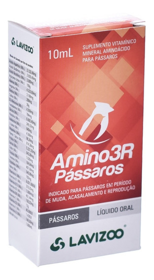 Amino 3R - (Antigo Aminostress) - 10 ml  Em todos os casos onde necessita de uma reposi��o r�pida de vitaminas e amino�cidos, devido a car�ncia nutricionais. Indicado nos casos de Stress, Hipovitaminoses, Desnutri��o, Covalescen�a e Revitaliza��o.