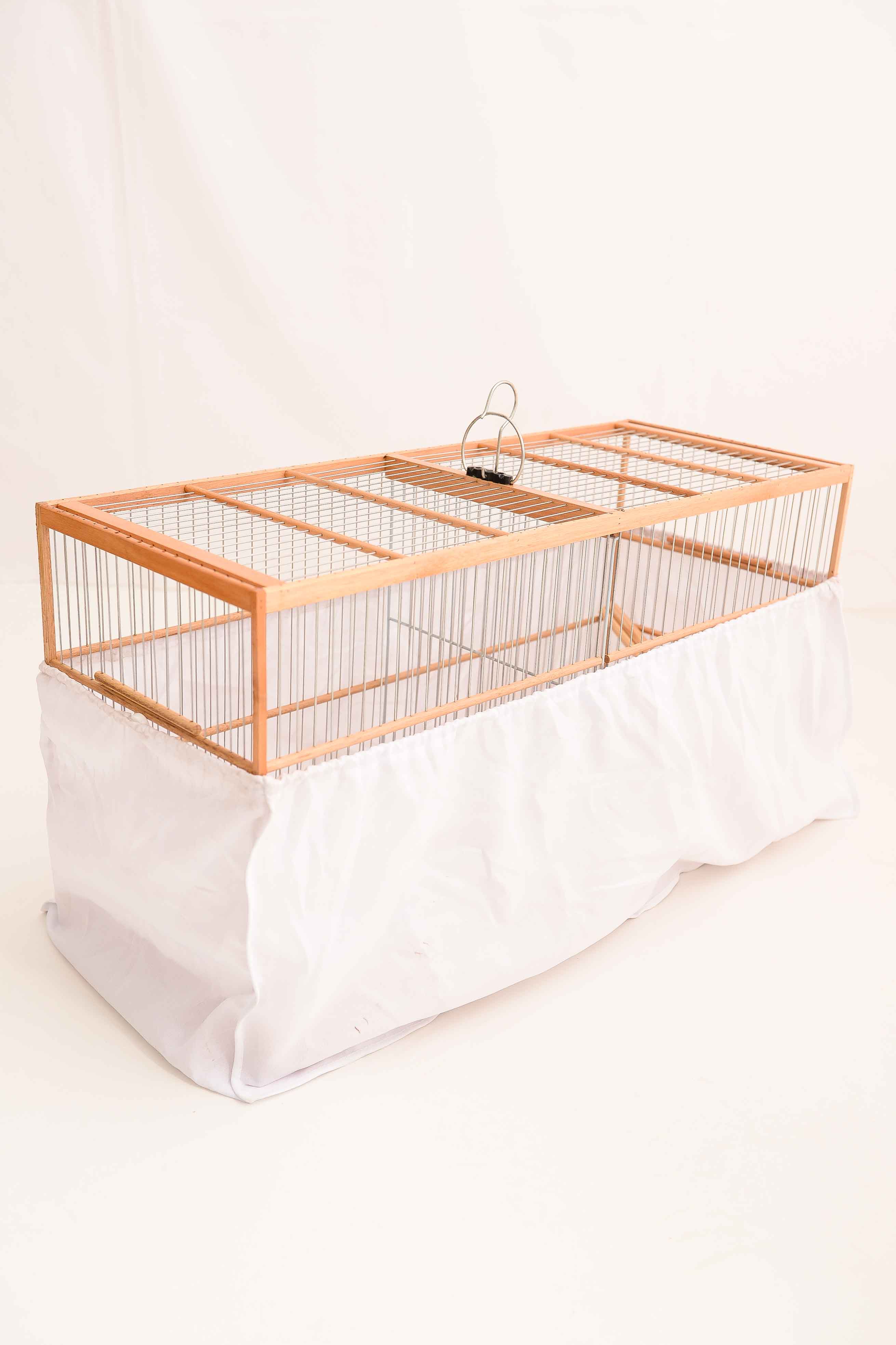 FORRO DE PANO PARA CRIADEIRA DE EUCALIPTO DE 67 CM (N�MERO �9) - MEDIDAS: C: 67 CM   L: 27 CM   A: 35 CM