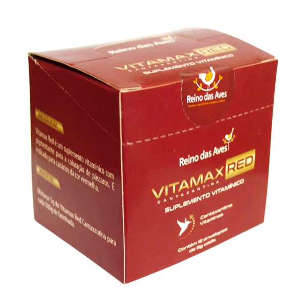 VITAMAX RED - SUPLEMENTO VITAM�NICO - REINO DAS AVES
