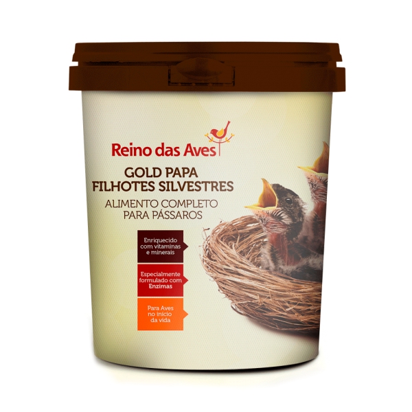 GOLD PAPA FILHOTES SILVESTRES DE 250 GRAMAS