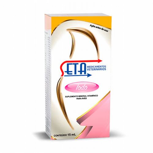 SETA IODO COM 15 ML - INDICADO COMO SUPLEMENTO PARA AVES