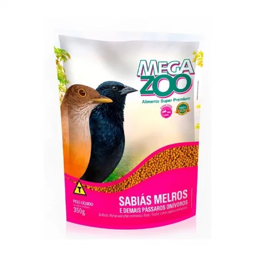 MEGAZOO EXTRUSADA TRINCA-FERRO E S�BIAS DE 350 GRAMAS - S�BIAS MELROS