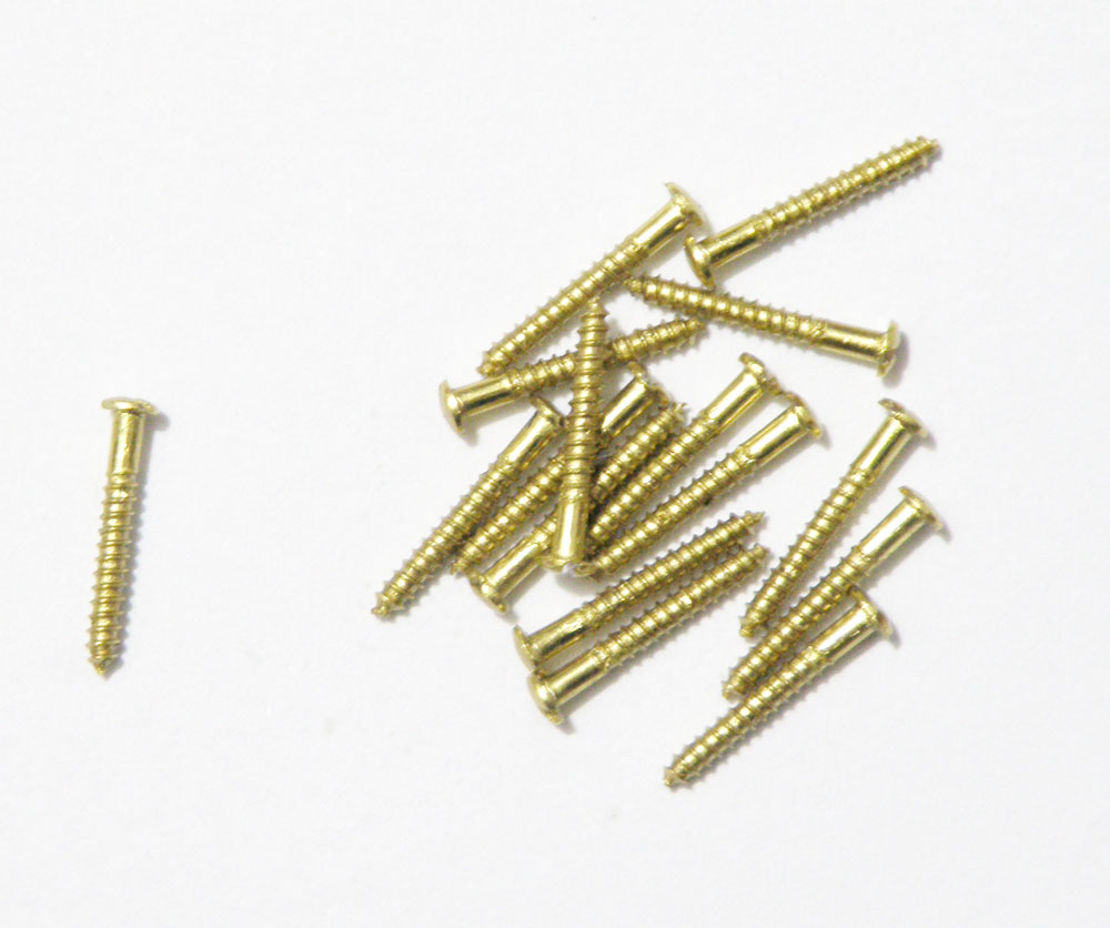 PARAFUSO PARA GAIOLAS MACI�O DE LAT�O - 10 MM X 1.8MM - PACOTE DE 100 GRAMAS