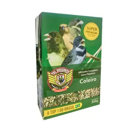 TAL P�SSAROS - ALIMENTO COMPLETO PARA P�SSAROS COMO COLEIROS E CABLOQUINHOS - COM 500 GRAMAS
