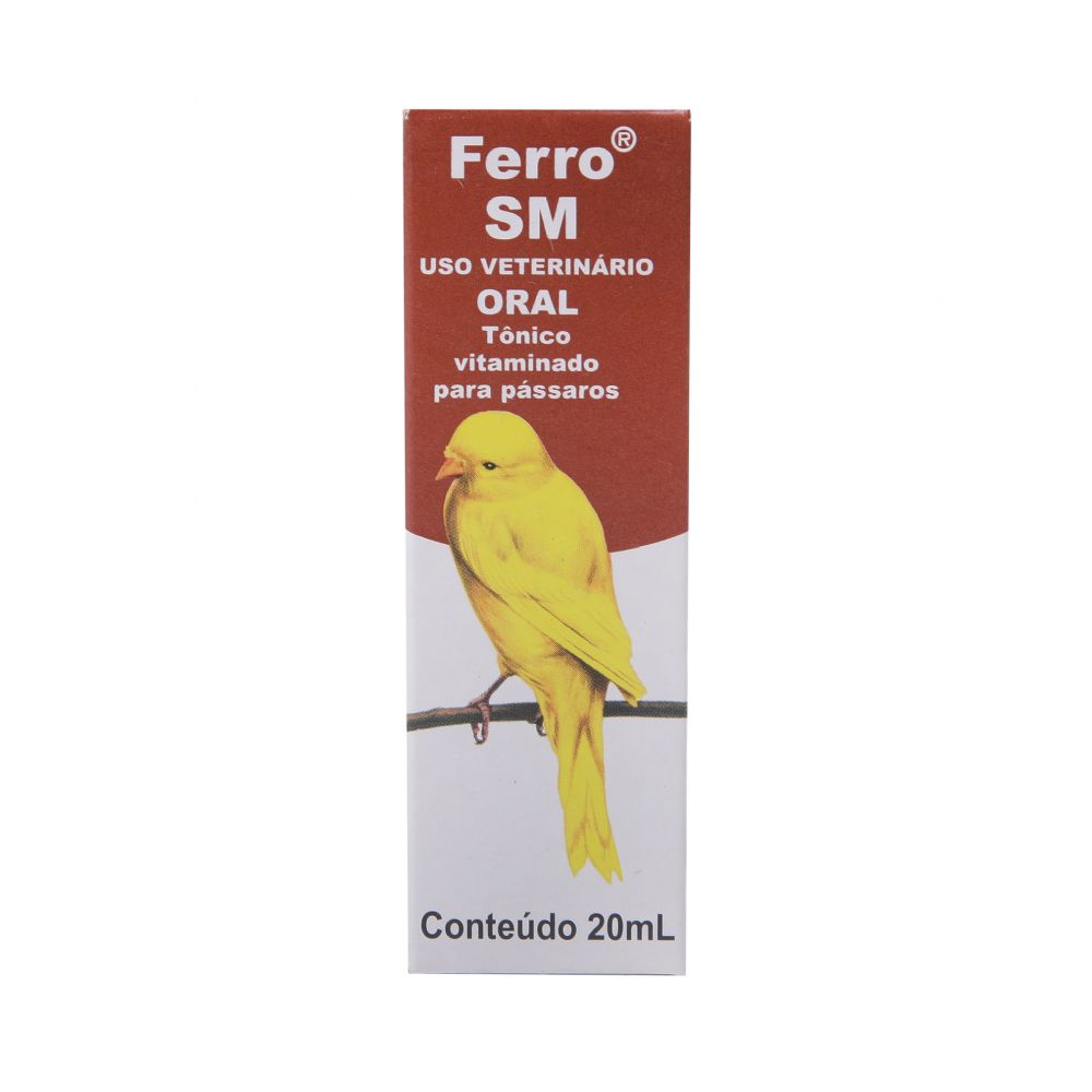 FERRO SM - T�NICO VITAMINADO PARA P�SSAROS 