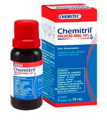Antibi�tico Chemitril Solu��o Oral 10% - 10ml