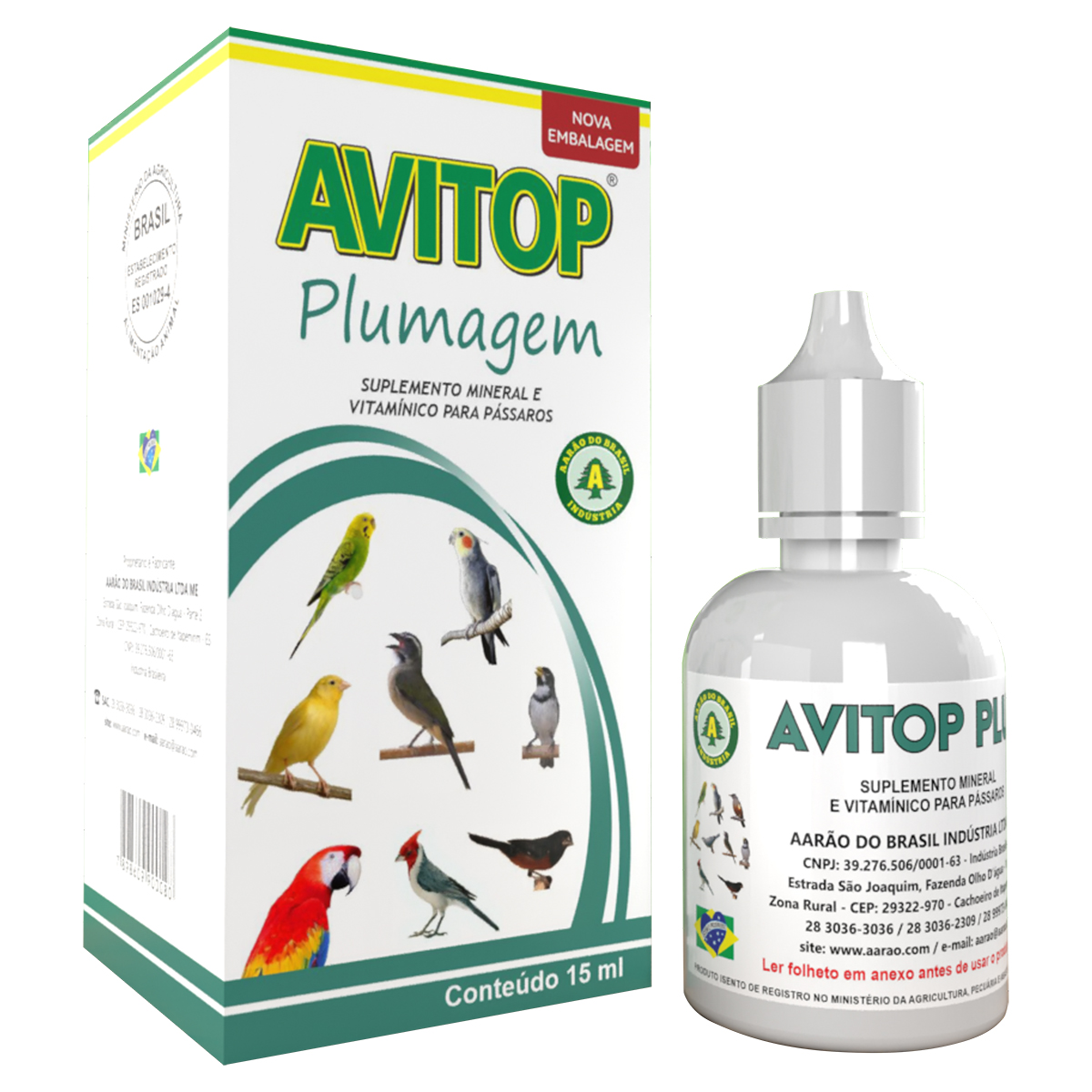 Avitop - Plumagem - Aar�o - 20ml 
