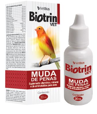 Biotrin Vet - Muda de Penas - 20ml