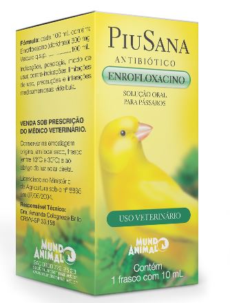 PIUSANA ANTIBIOTICO - EROFLOXACINO 10ml