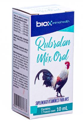 RUBRALAN MIX ORAL PARA AVES - BIOX - SUPLEMENTO VITAM�NICO - 10ml